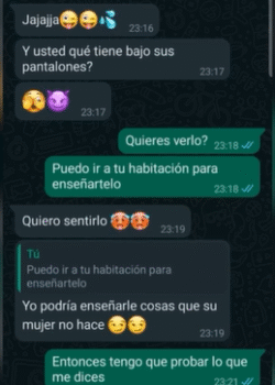 Chat hot con la sirvienta y terminamos cogiendo 4