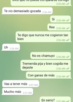 Chat filtrado y videos detonandome a novia ajena 10