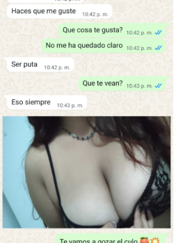 Pajero manda chat con su novia que le gusta ser una putita 11